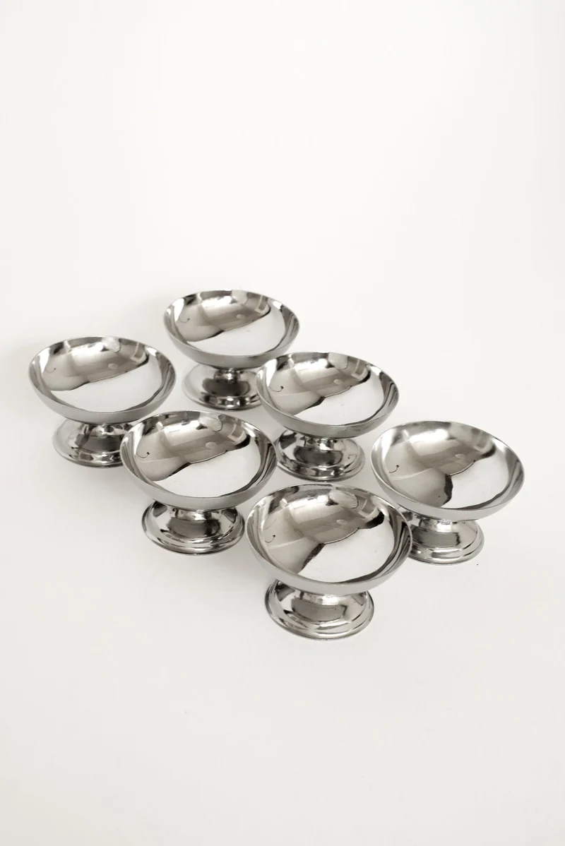 Set of Six Ice Coupes