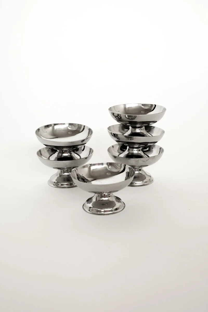 Set of Six Ice Coupes