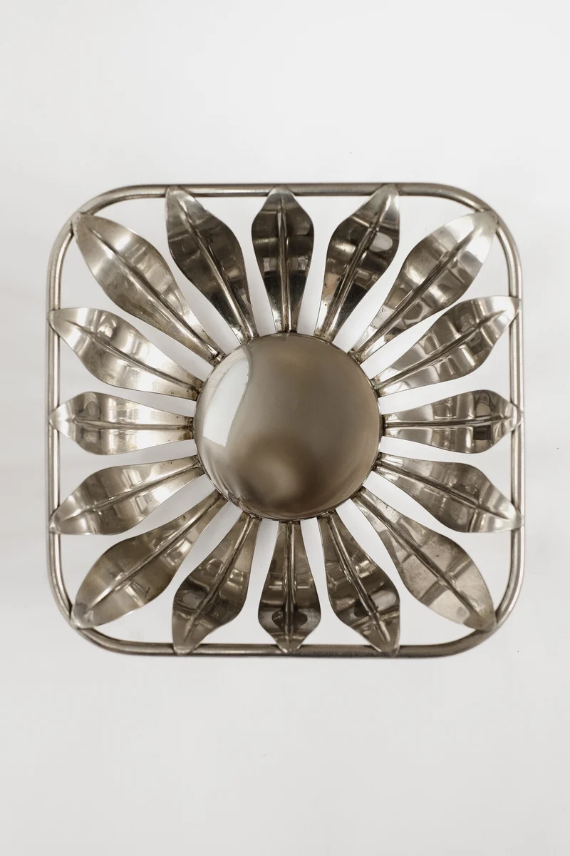 Silver Plated Flower-Shaped Bowl