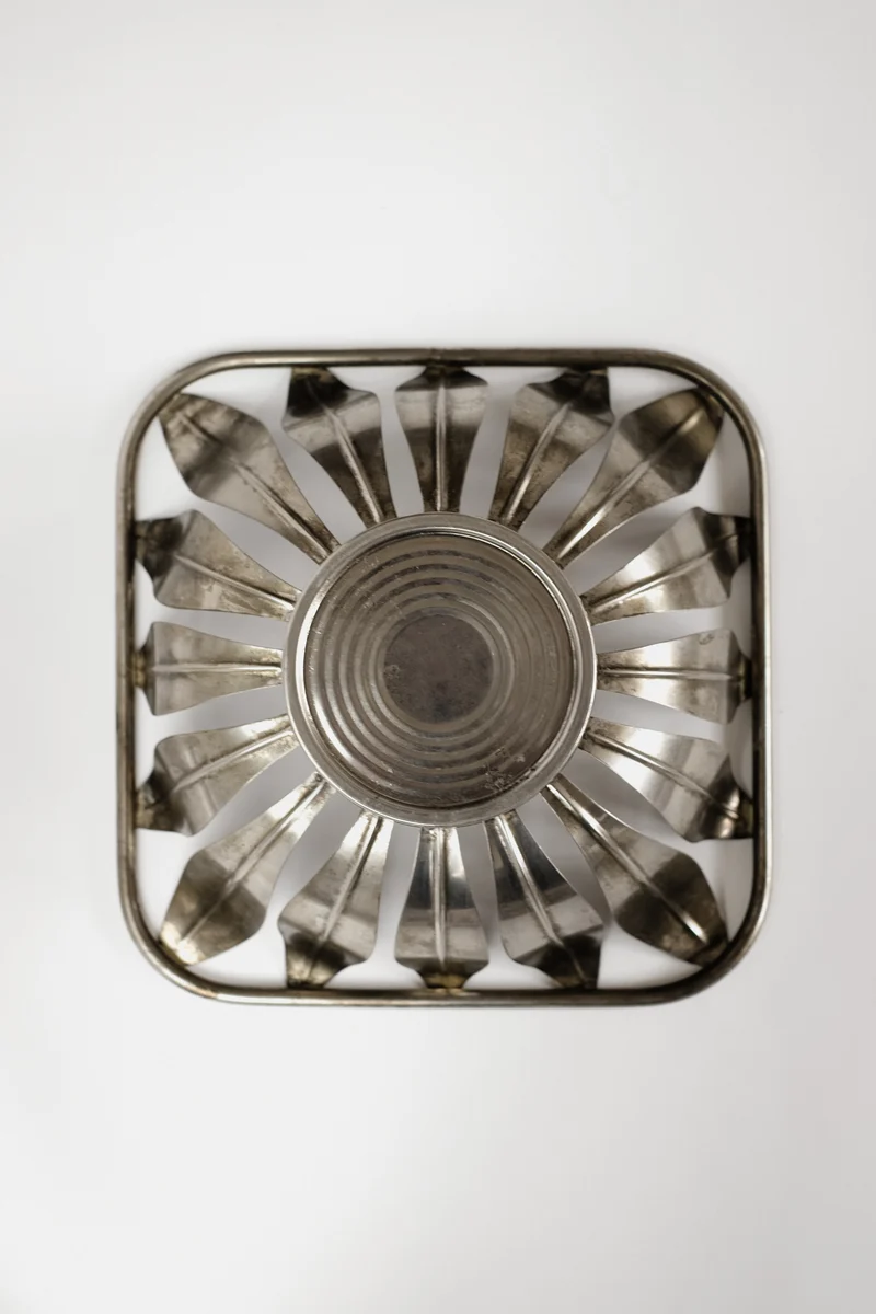 Silver Plated Flower-Shaped Bowl