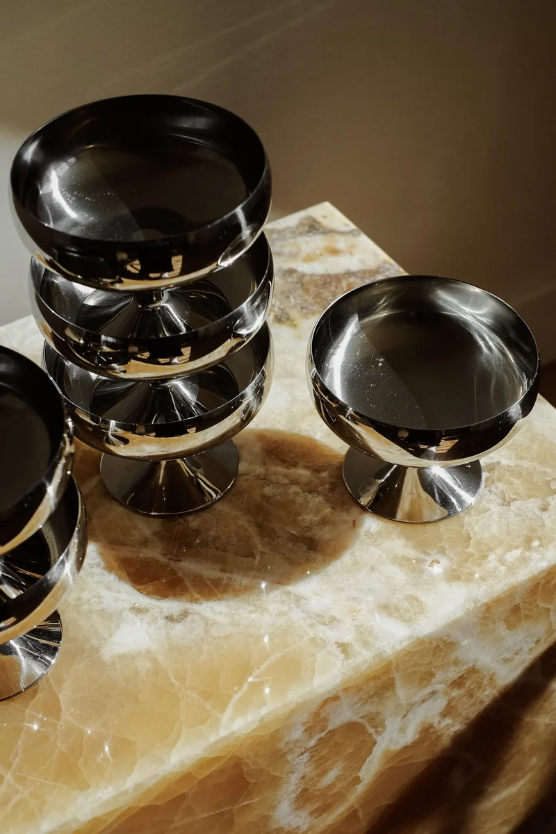 Set of 6 Italian Ice Coupes