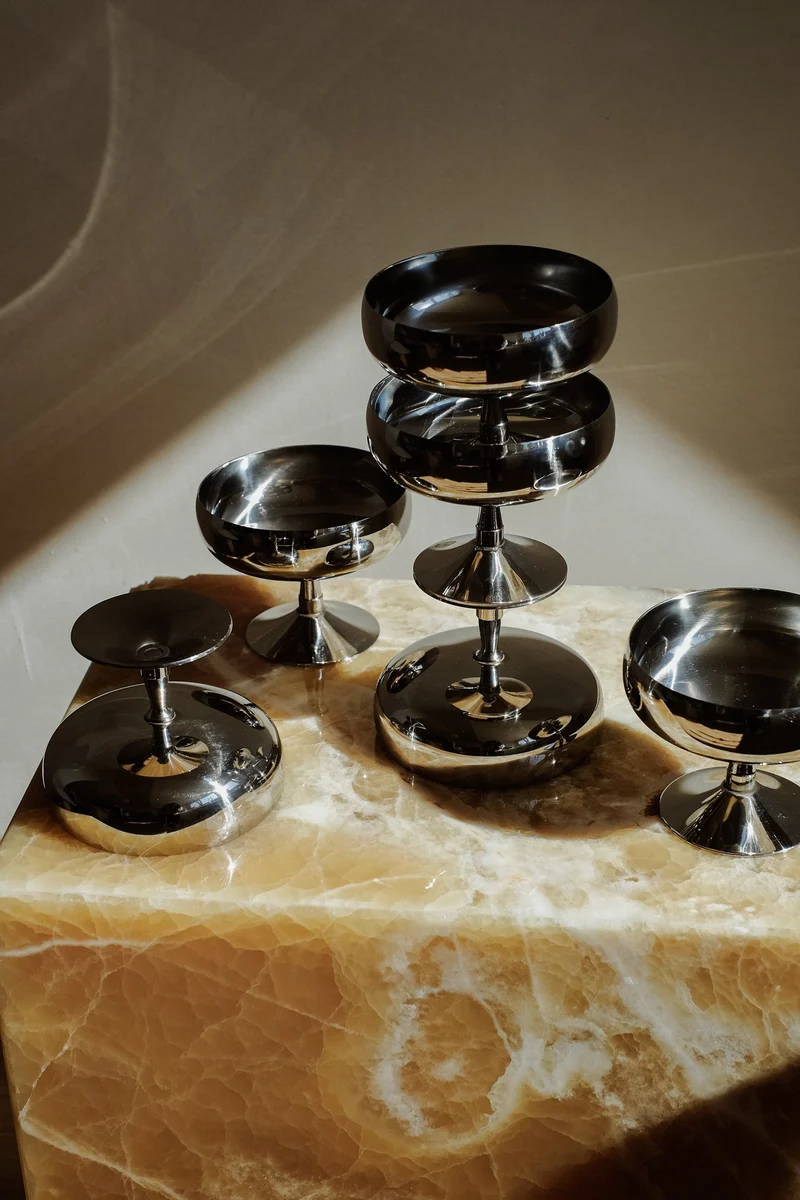 Set of 6 Italian Ice Coupes