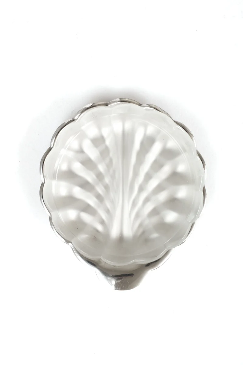 Silver-Plated Shell Shaped Dish