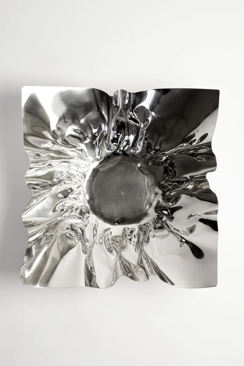 Extra Large Folded Chrome Bowl