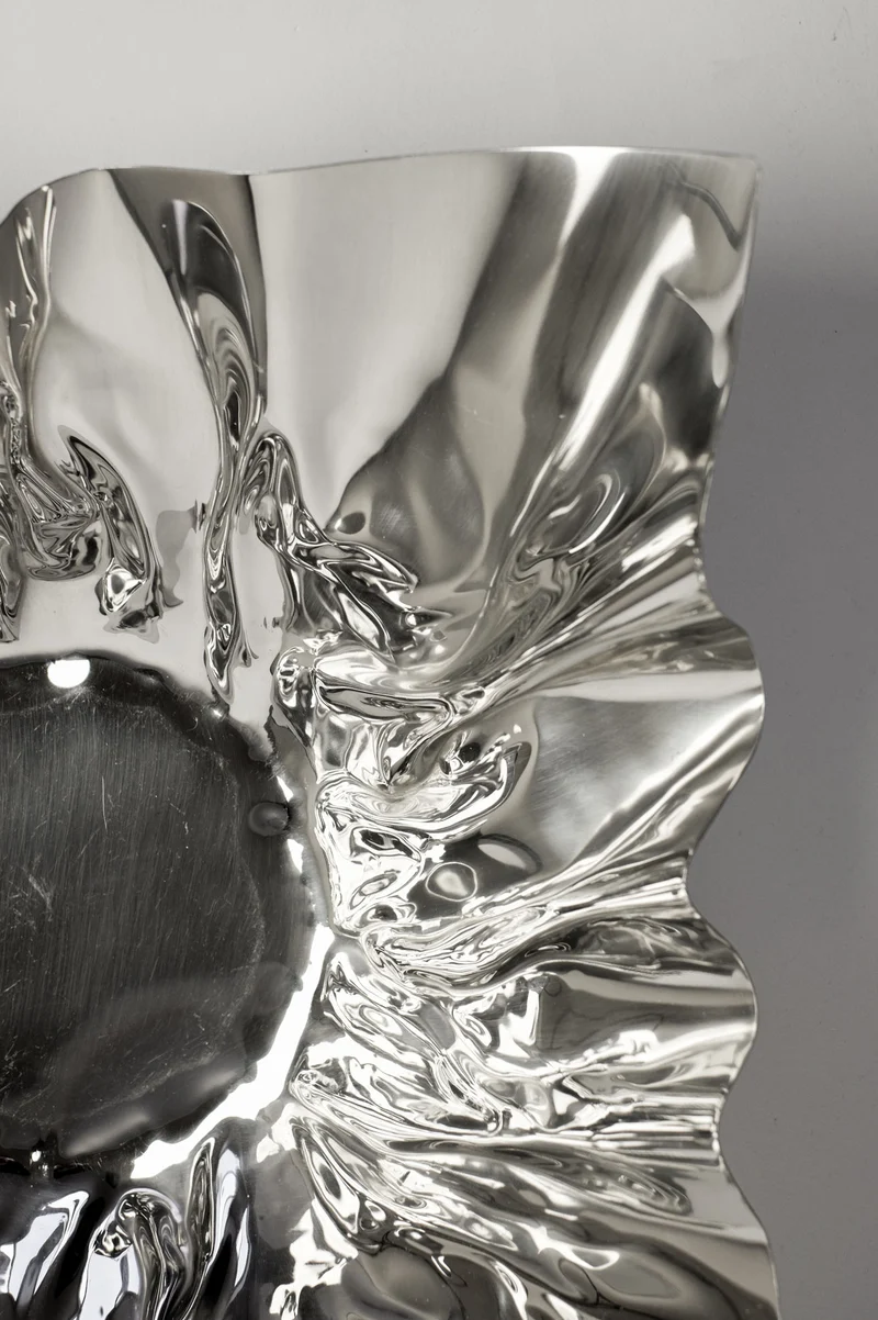 Extra Large Folded Chrome Bowl