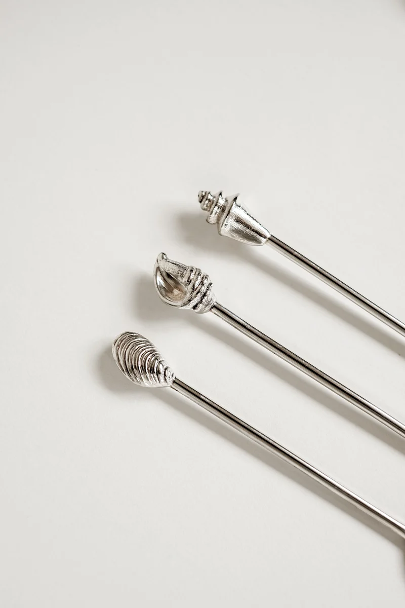 Silver-Plated Seashell Cutlery Set
