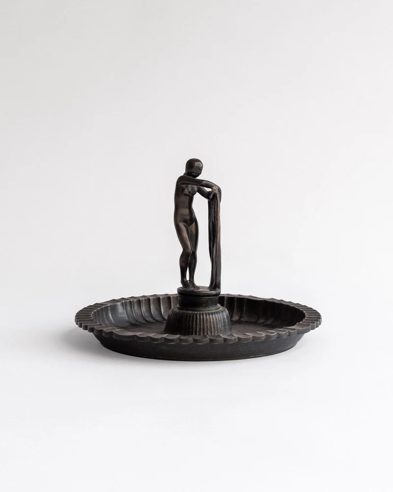 Art Deco Decorative Dish by Arvid Knöppel, Sweden, 1920s-30s