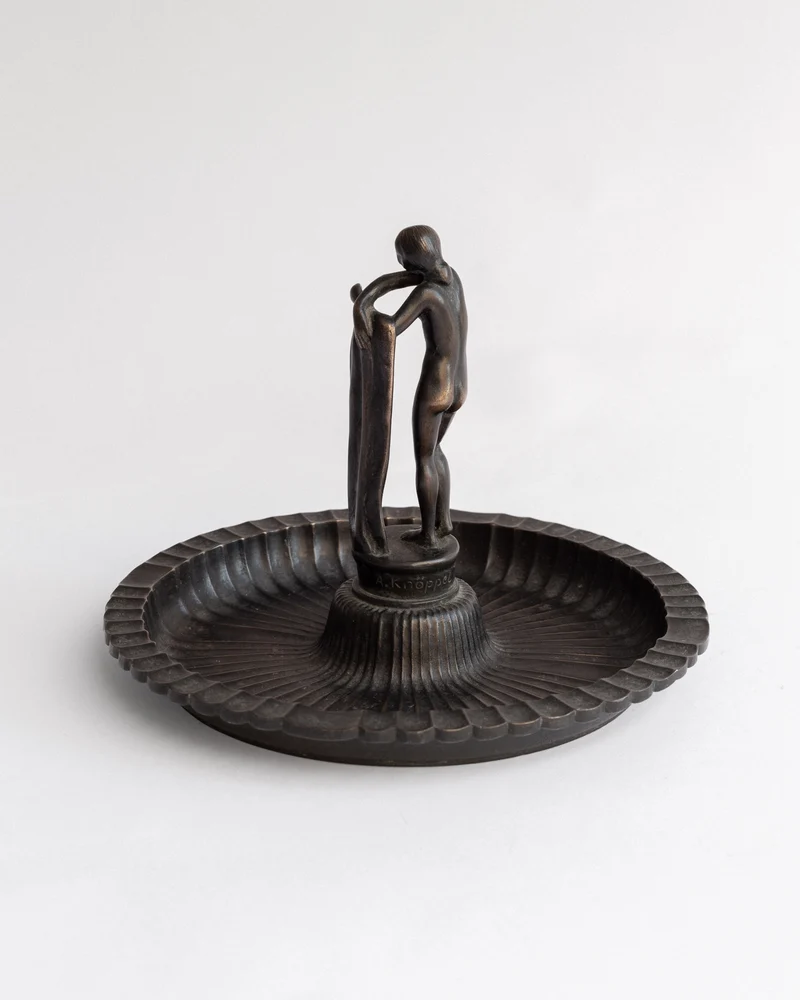 Art Deco Decorative Dish by Arvid Knöppel, Sweden, 1920s-30s