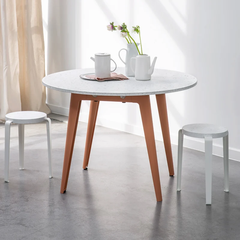 Table ronde NEW MODERN Ø 108cm - plastique recyclé Venezia