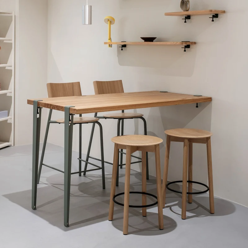 Pied de table haute 90cm et accroche murale BRACKET