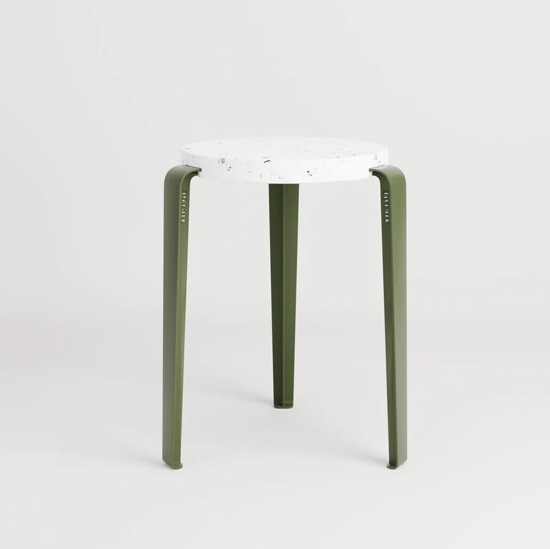 Tabouret LOU - plastique recyclé Venezia