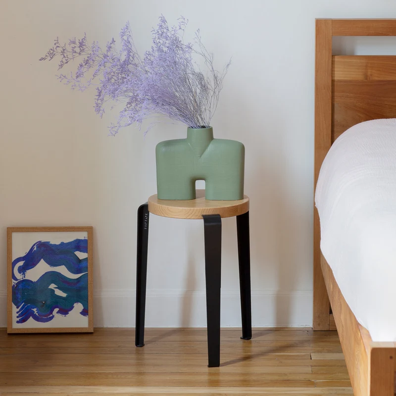 Tabouret LOU - chêne massif