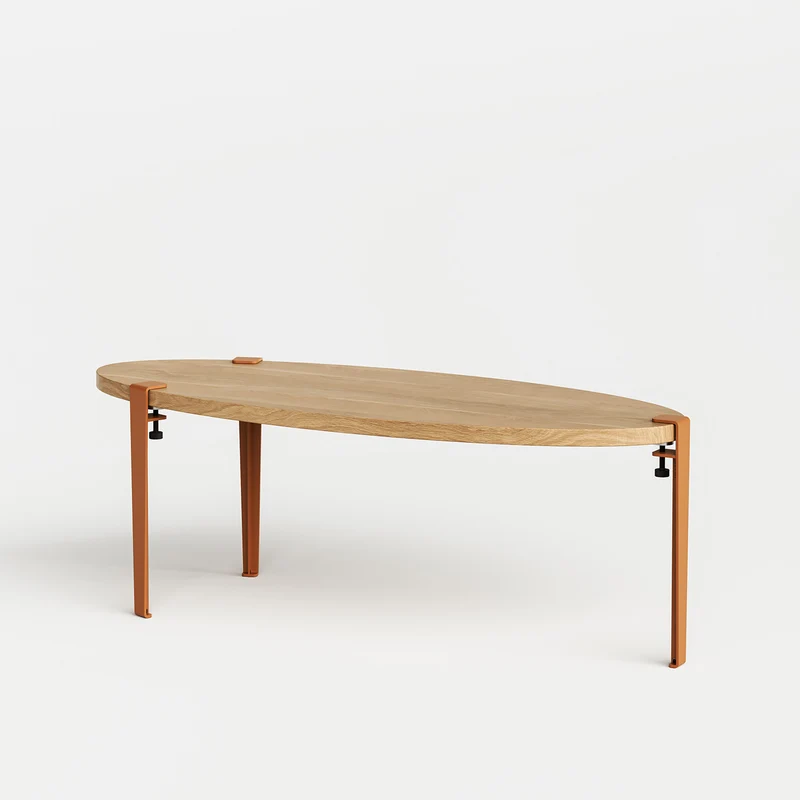 Table basse TIPTOE 120x48cm - chêne massif