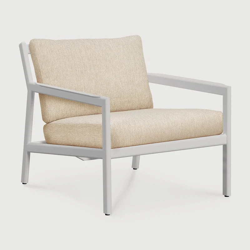 Fauteuil Lounge Jack en Aluminium Ethnicraft (avec coussins)