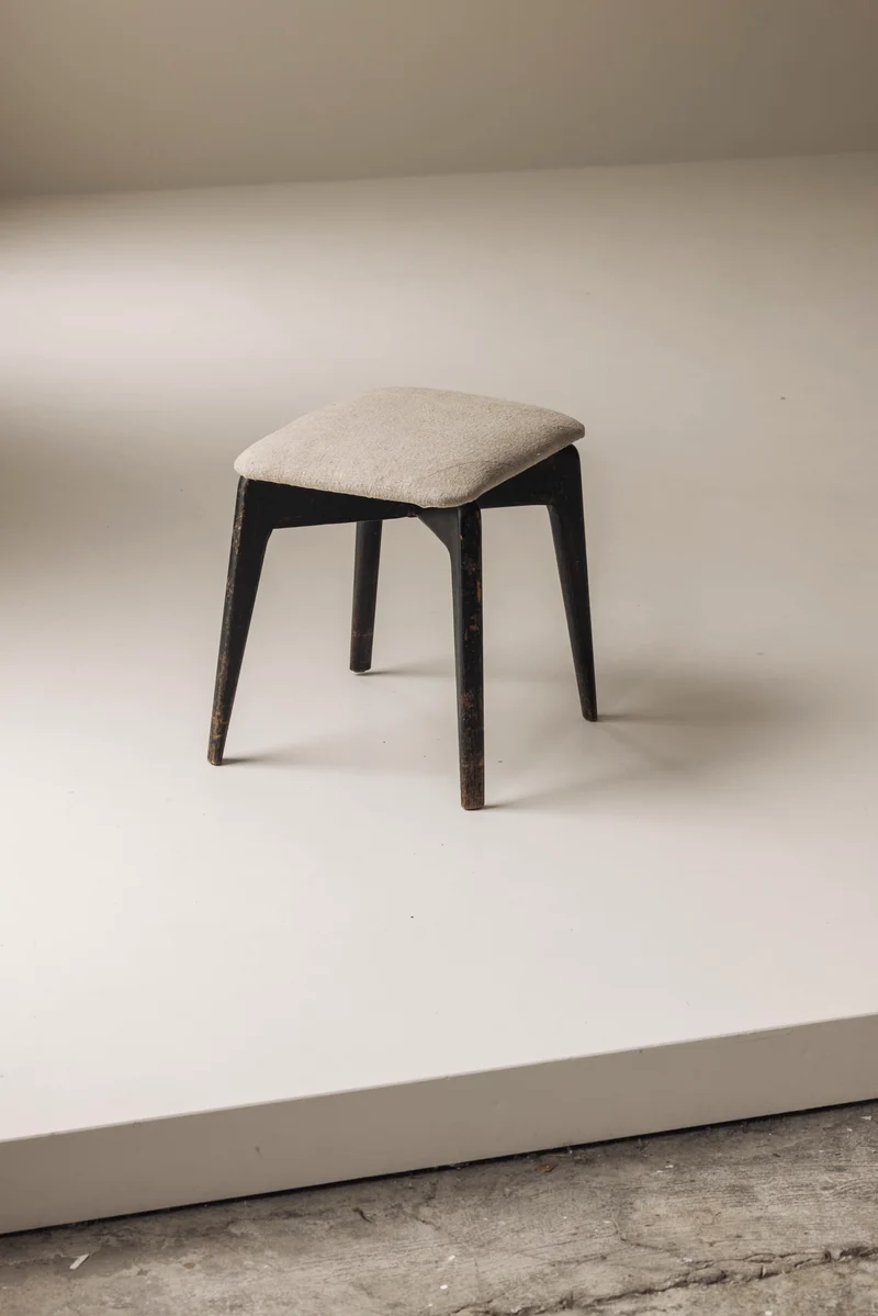 Modernist French stool from the 1950s.