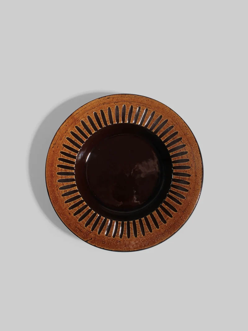 Eke Bjerén Decorative Sunflower Ceramic Plate