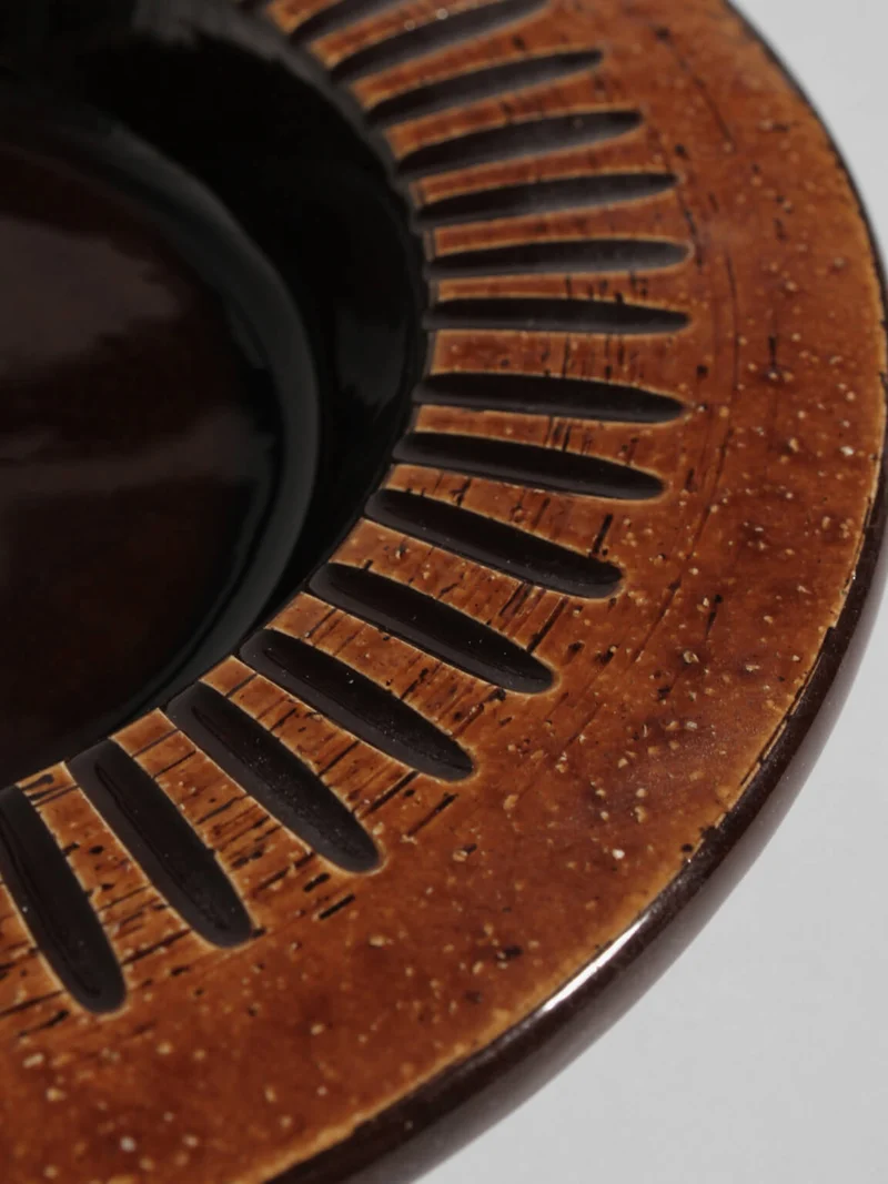 Eke Bjerén Decorative Sunflower Ceramic Plate