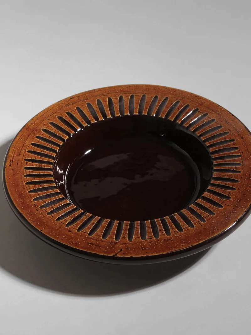 Eke Bjerén Decorative Sunflower Ceramic Plate