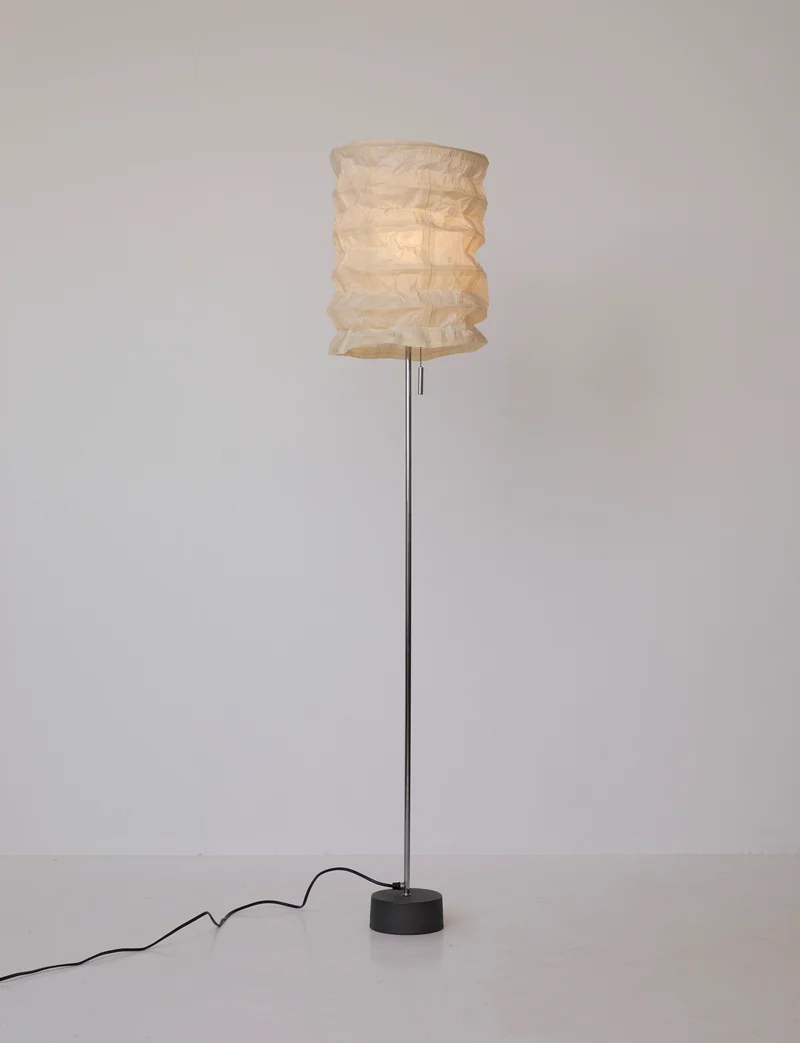 Vintage Ikea paper floor lamp C. 1990