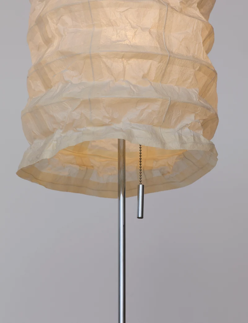 Vintage Ikea paper floor lamp C. 1990