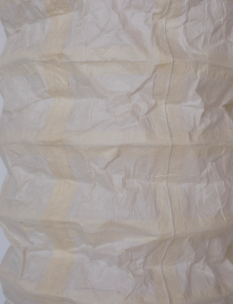 Vintage Ikea paper floor lamp C. 1990