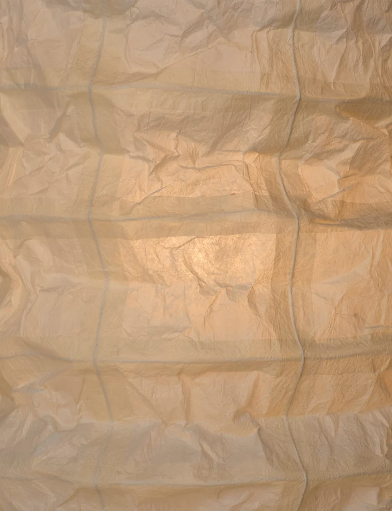 Vintage Ikea paper floor lamp C. 1990