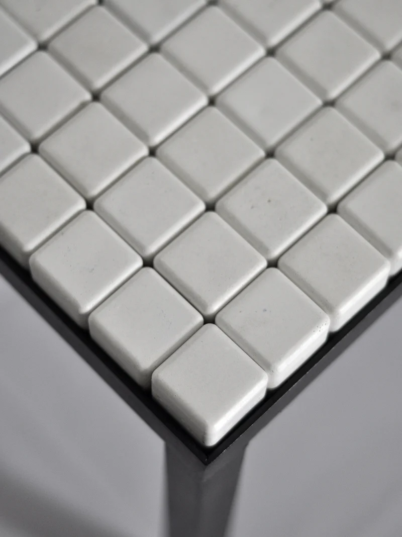 Minimalism Concrete Cubes Side Table 'white'