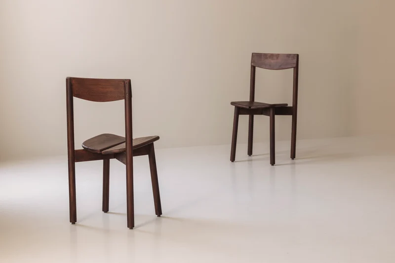 Sculptural Set Dining Chairs by Pierre Gautier-Delaye, France 1960s