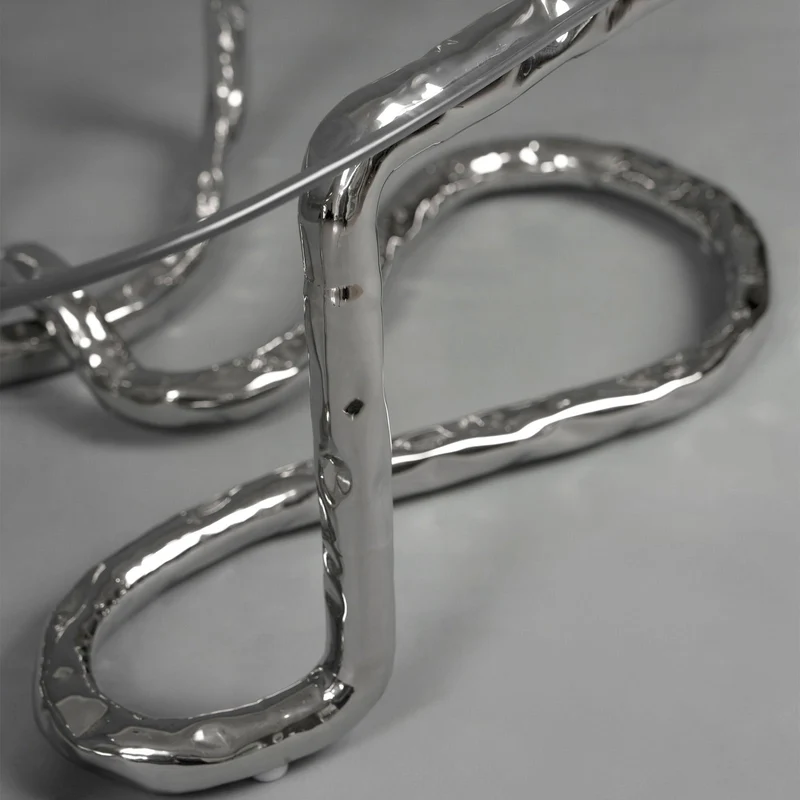Stainless Steel Coffee Table - Lasso Series by Nitush Aroosh