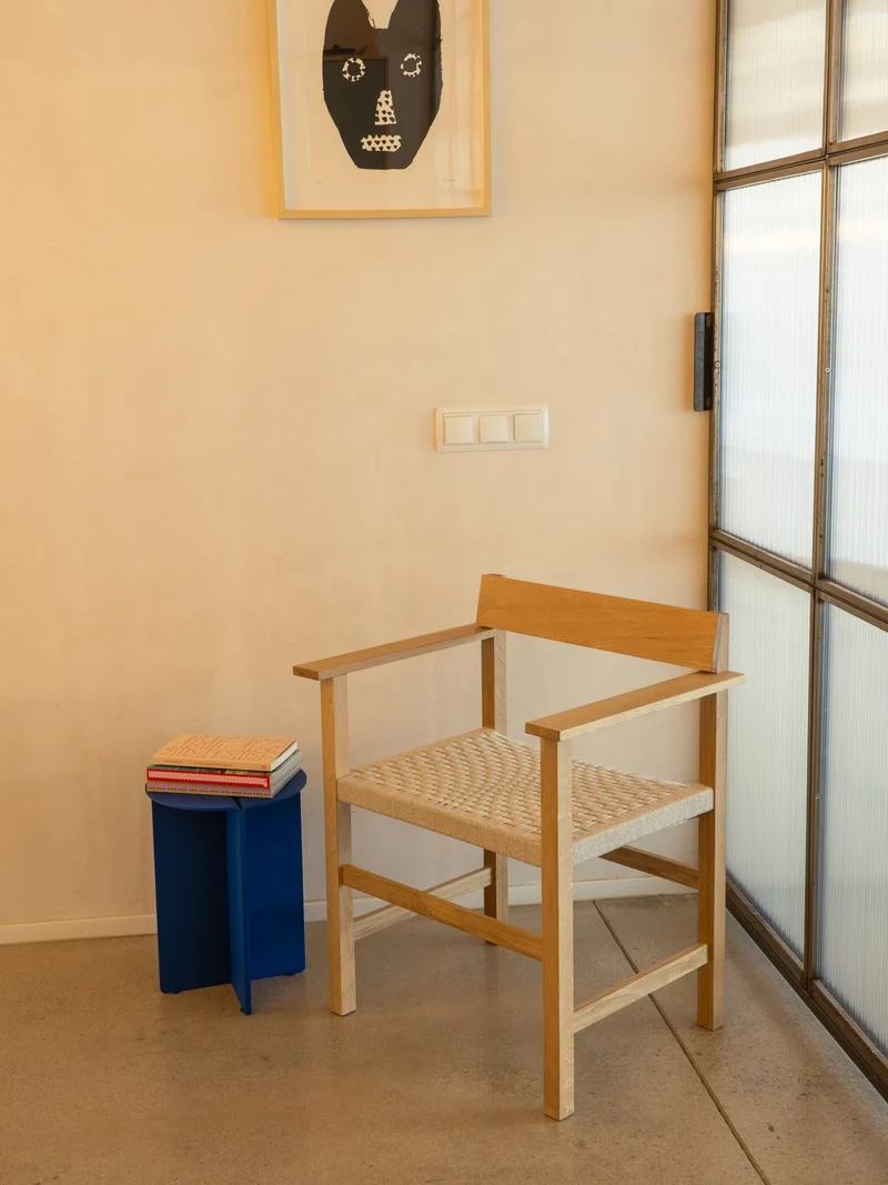 "Cadira.03" Hand Woven Oak Chair