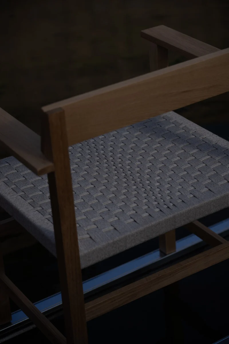 "Cadira.03" Hand Woven Oak Chair