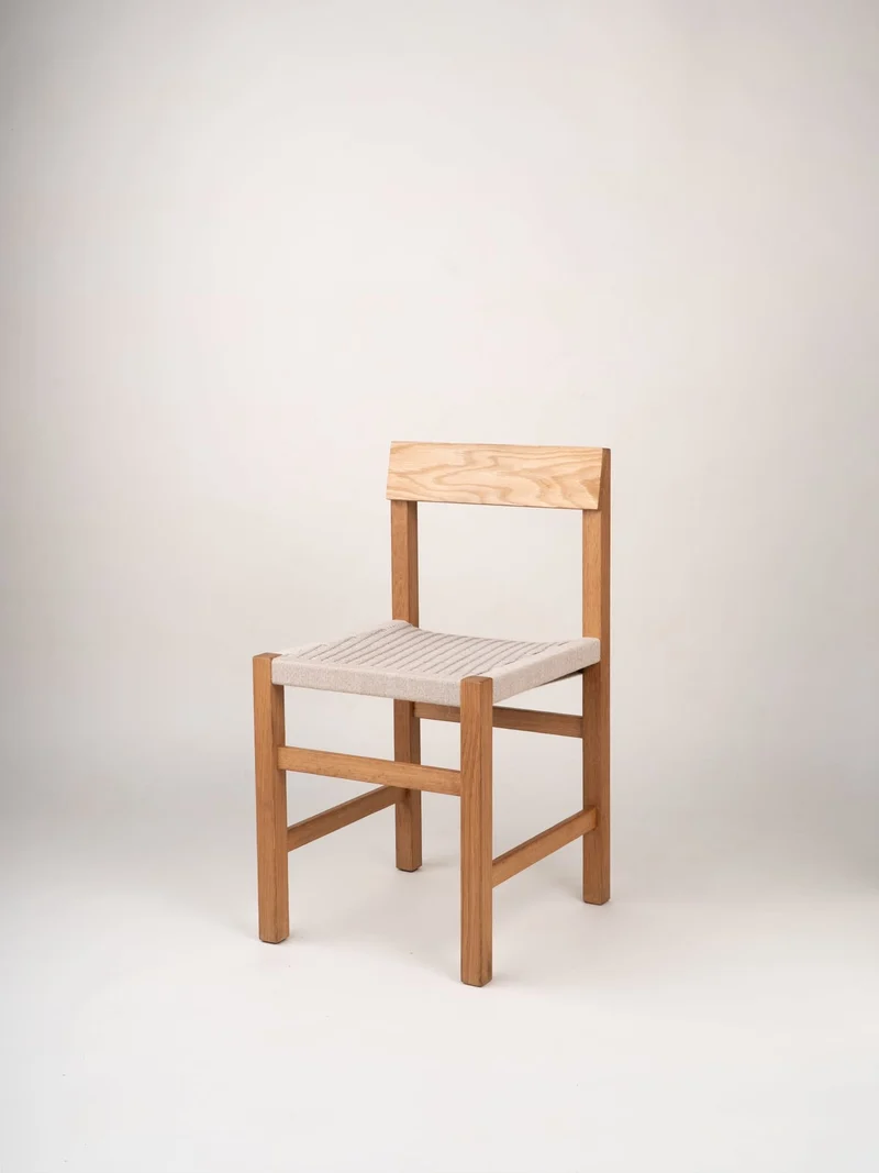 "Cadira.01" Hand Woven Oak Chair