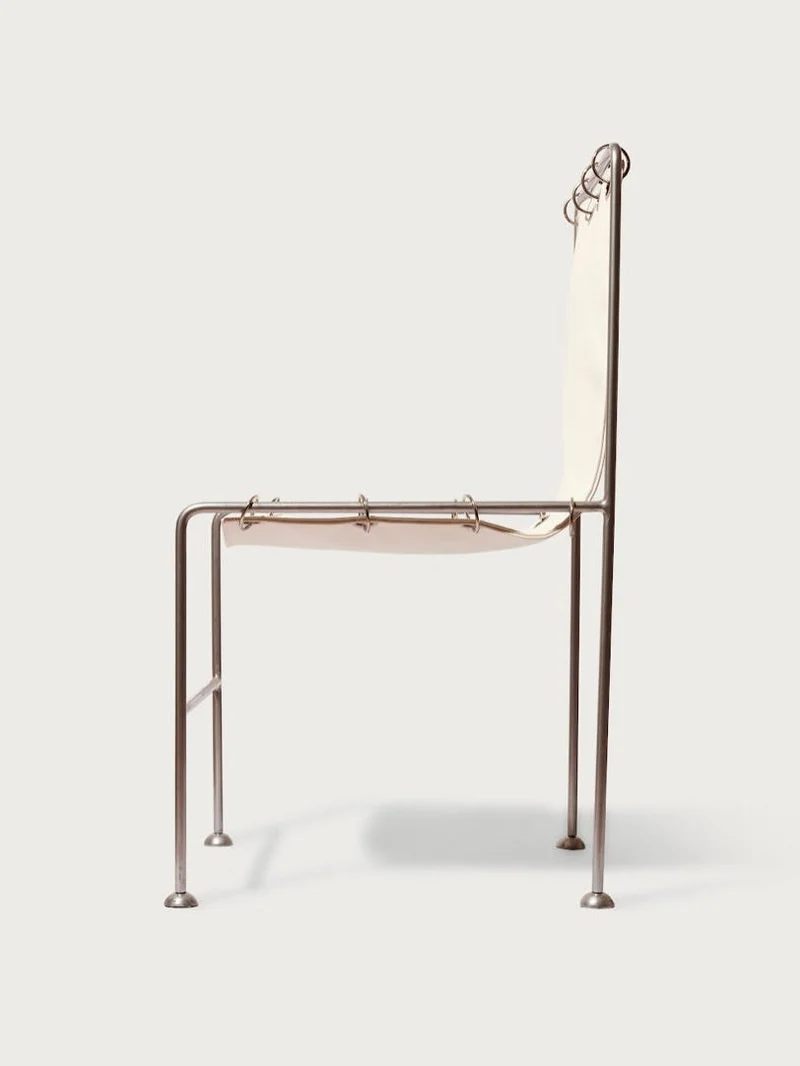 Institution Sculptural Chair, Leather