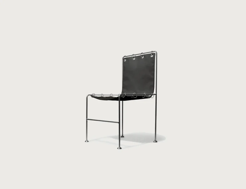 Institution Sculptural Chair, Leather