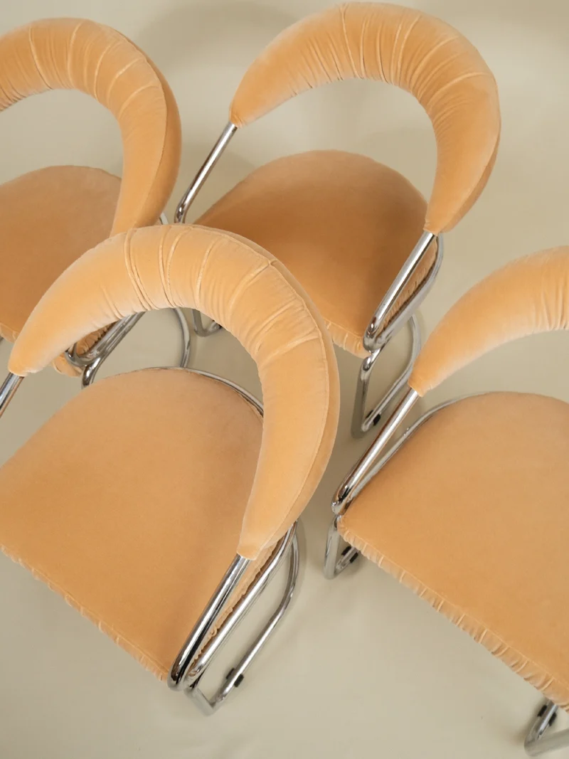 Giotto Stoppino for Kartell Set of 4 Chairs