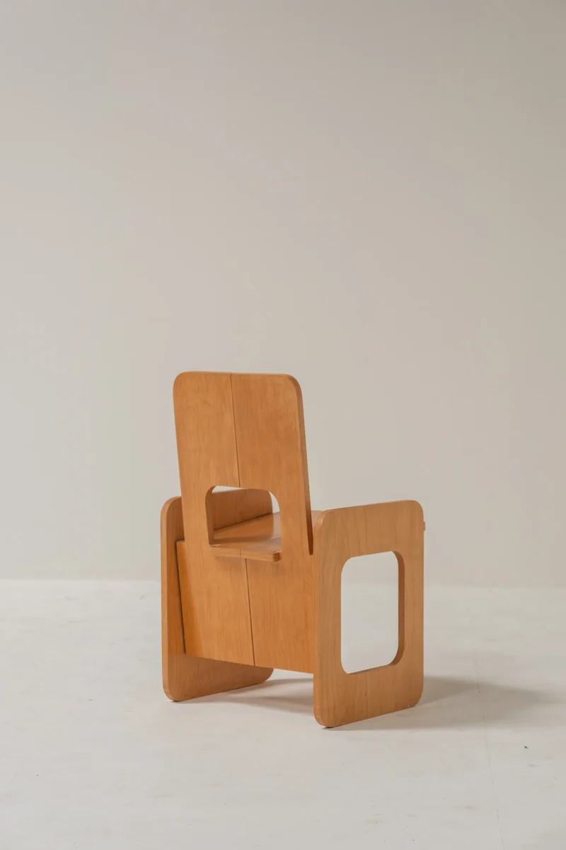 Folding ‘La Prora’ Chair by Anonima Design for Bonetto, Italy, 1970s