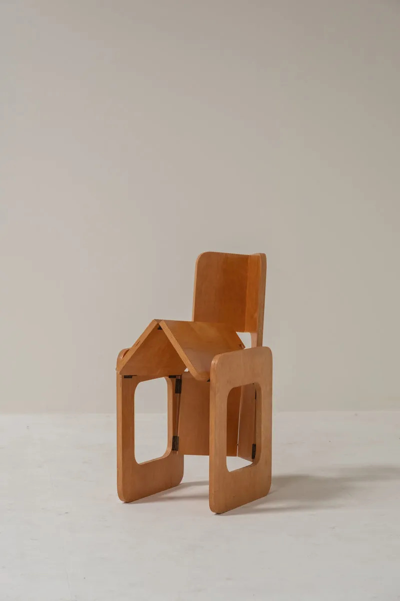 Folding ‘La Prora’ Chair by Anonima Design for Bonetto, Italy, 1970s