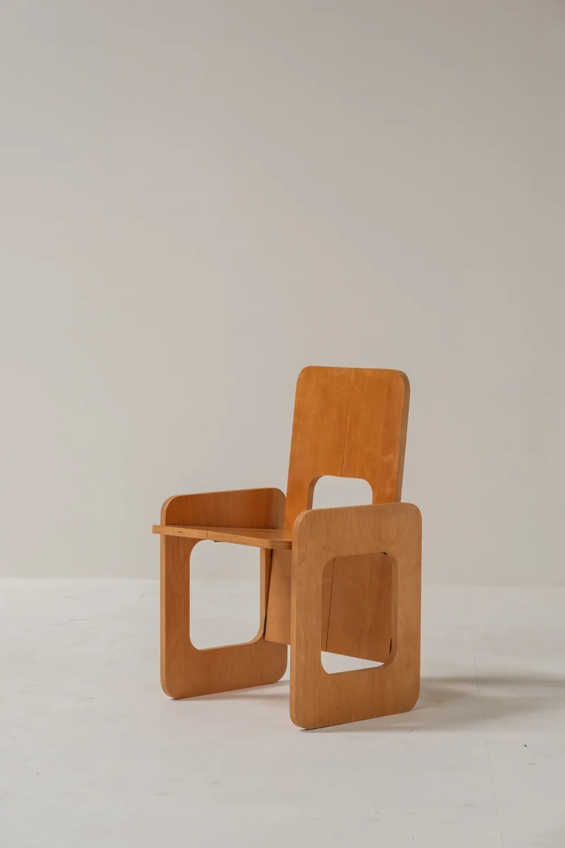 Folding ‘La Prora’ Chair by Anonima Design for Bonetto, Italy, 1970s