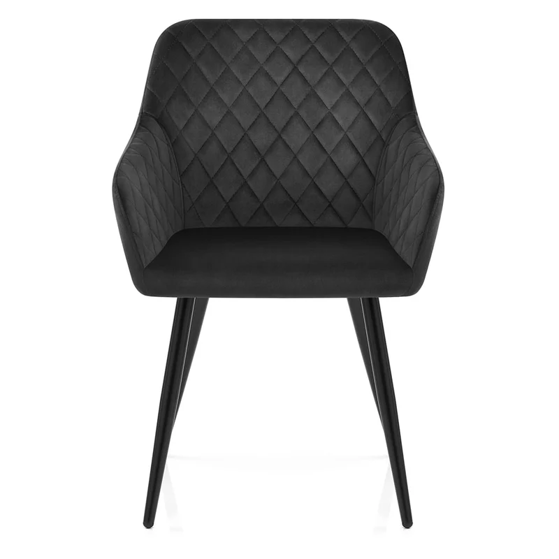 Fauteuil Velours - Chevy Noir