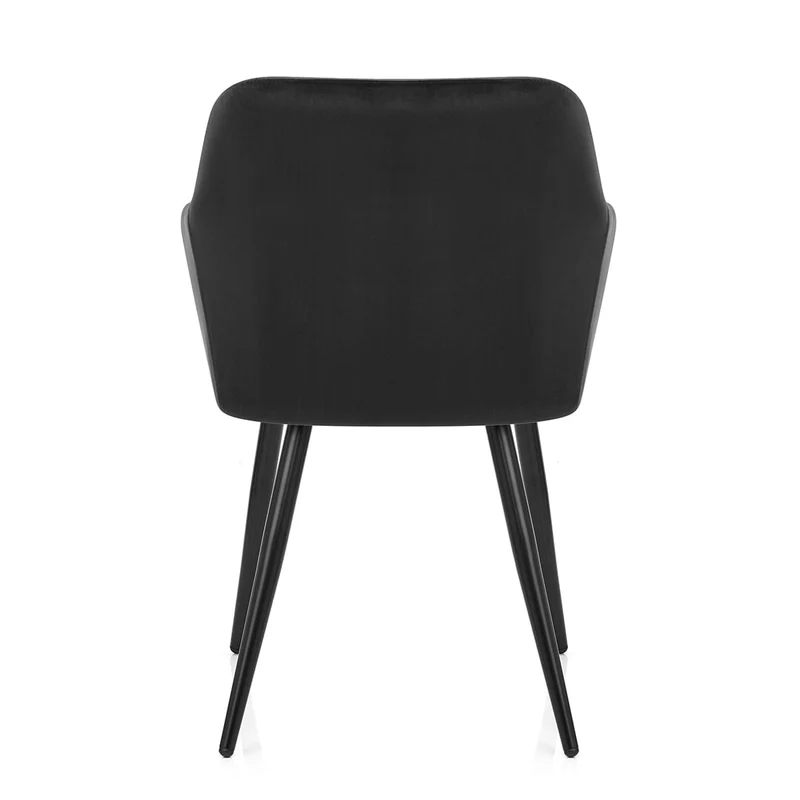 Fauteuil Velours - Chevy Noir