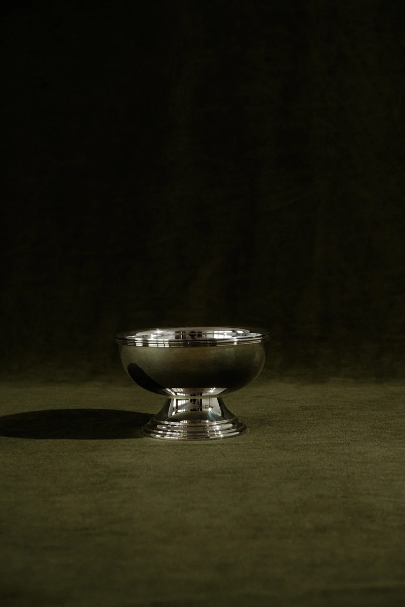 Silver-Plated Butter Press