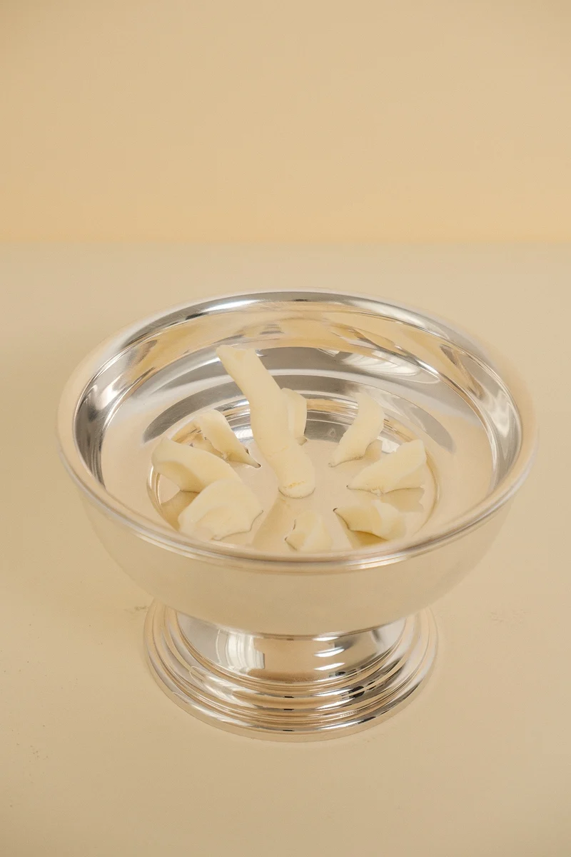 Silver-Plated Butter Press