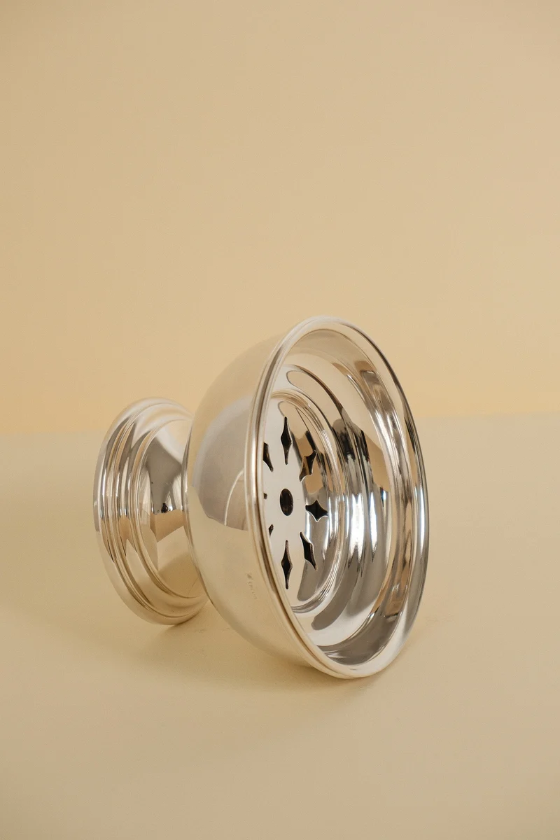 Silver-Plated Butter Press