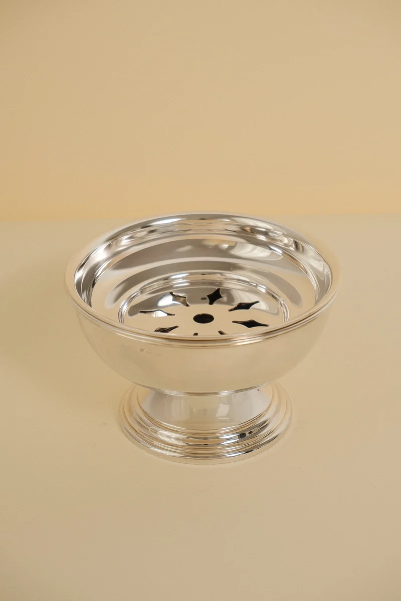 Silver-Plated Butter Press