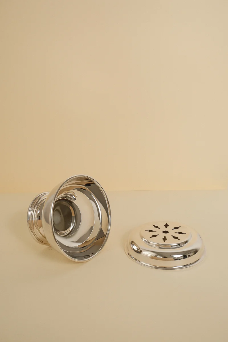 Silver-Plated Butter Press