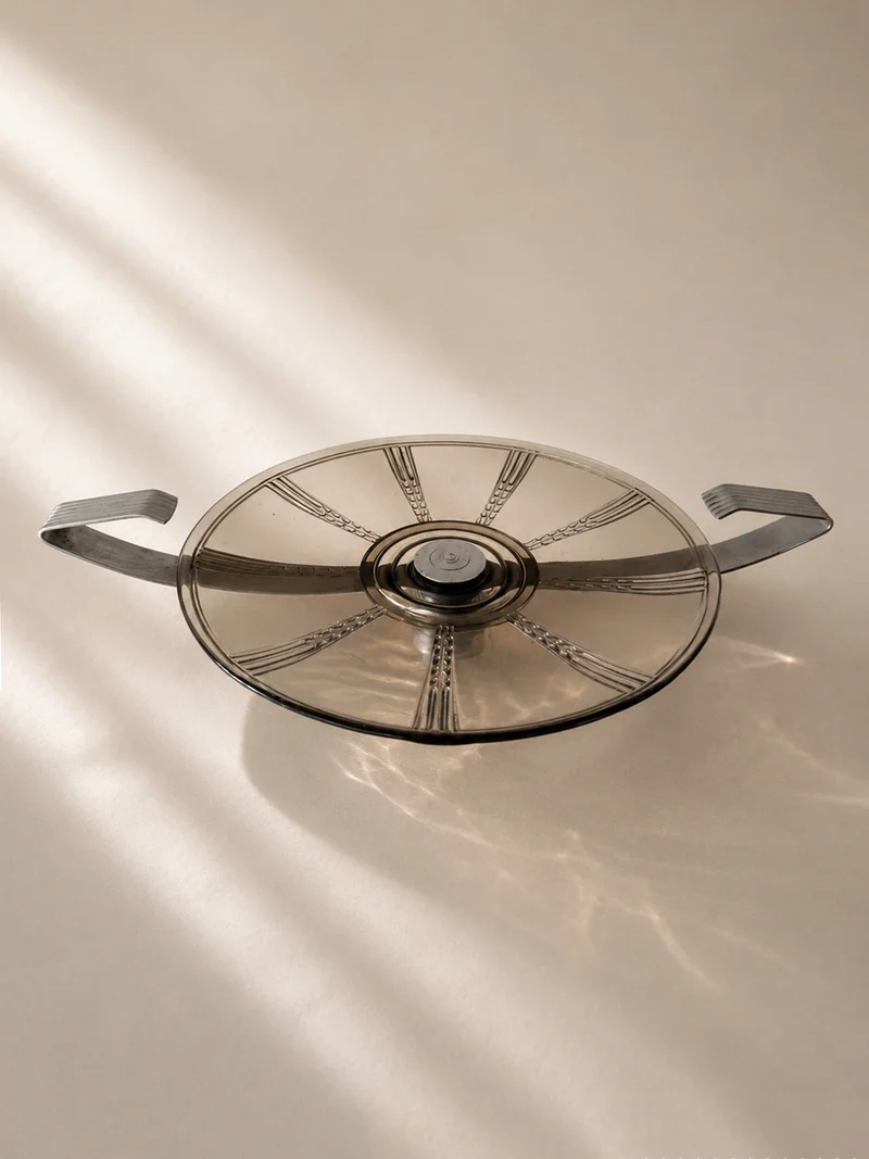 French Art Deco Pedestal Fruit Bowl - 1930s