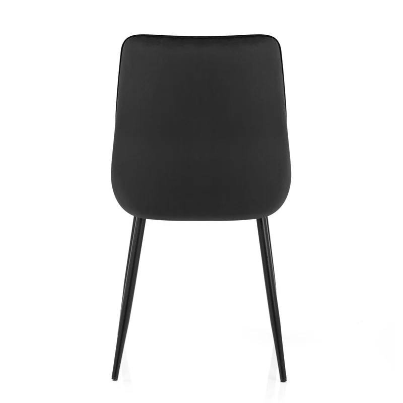 Chaise Velours - Chevy Noir
