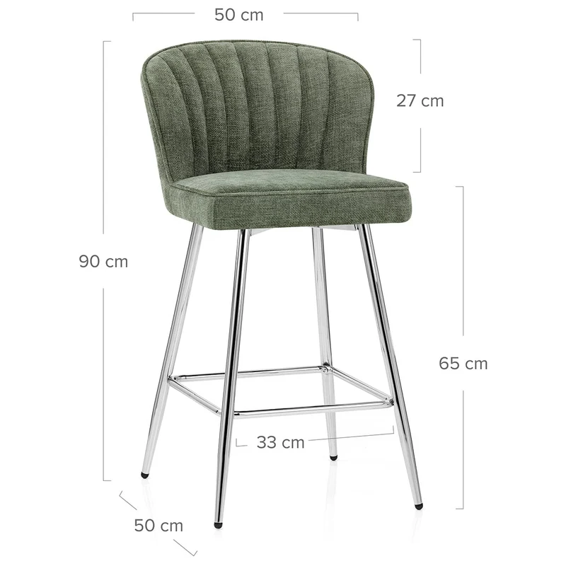 Tabouret Tissu - Chase Vert