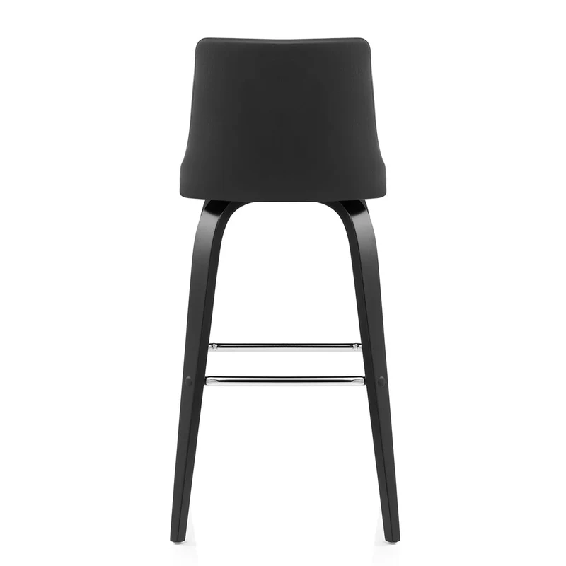 Tabouret Simili Cuir - Charlotte Noir