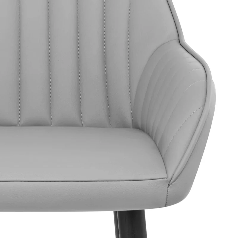 Tabouret de Bar Faux Cuir - Apres Grande Gris